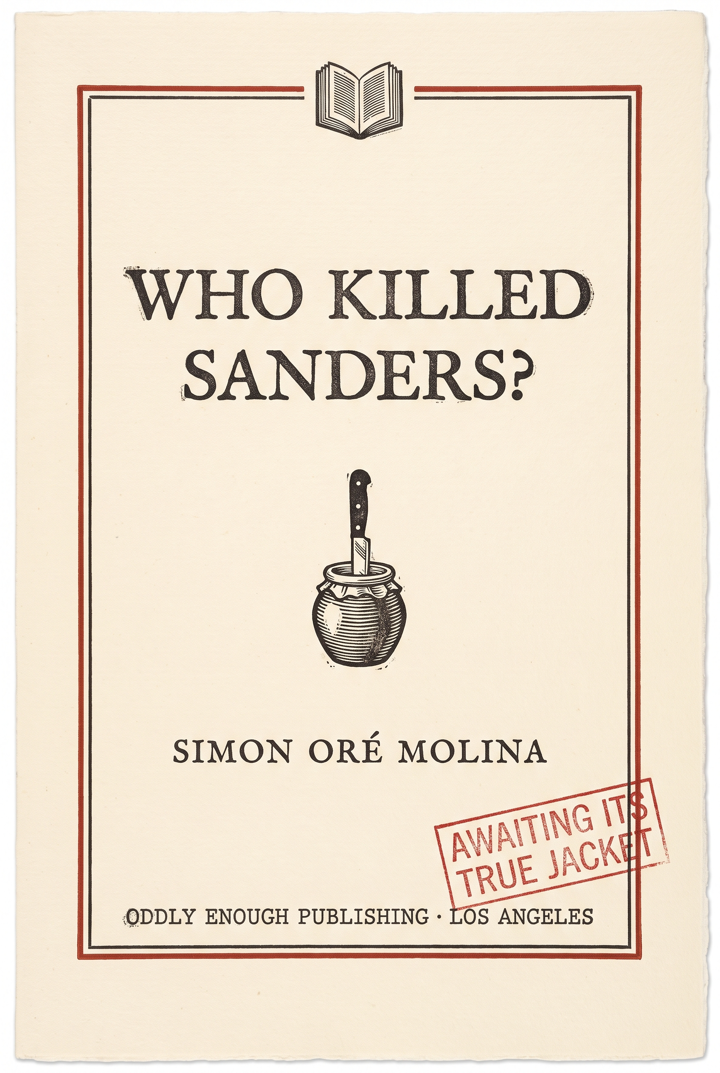 Interim jacket for Who Killed Sanders?